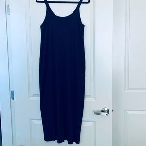 Navy Vince Ribbed Dress L Like New Worn Once